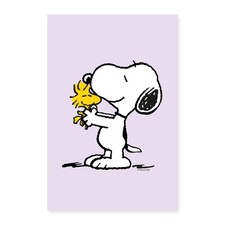 Peanuts Snoopy Und Woodstock Freunde Poster 40x60 cm, One size, Weiß