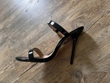 High Heels # Gr. 42 Sandalette  Table Dance Lack schwarz