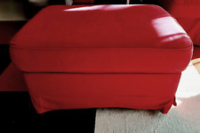 IKEA EKTORP BEZUG  FÜR HOCKER BROMMA IDEMO ROT 501.667.76  SEHR GUTER  ZUSTAND
