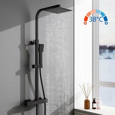 Duschsystem Duschset Regendusche Thermostat Edelstahl Duscharmatur Handbrause