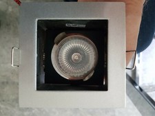 Wand Einbauleuchte MR16 1x Gu5,3 12V direkt strahlend als Ersatz quadratisch