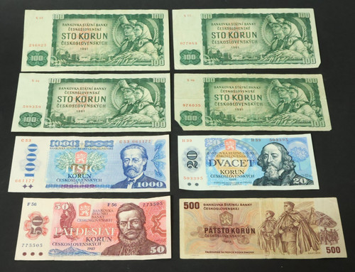 1970 korun 80er jahre - cssr, 8