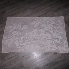 Häkelgardine super Handarbeit