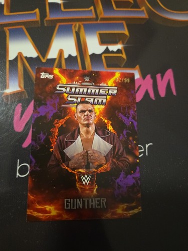 Topps wwe gunther summerslam - topps,