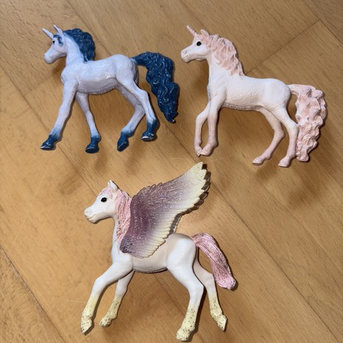 Schleich einhorn pegasus - schleich, drei