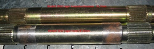 Hinterachse 307 nur - sp,