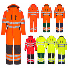 ENGEL Workwear Safety Winter Kombination Overall Warnschutzkleidung Warnschutz