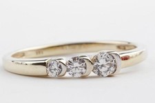 Kristall Ring 333 8k Gelb Gold