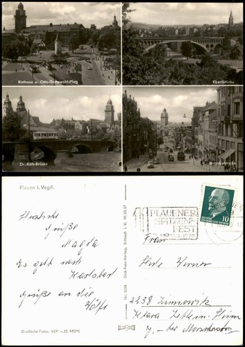 Plauen ddr mehrbild - (vogtland),