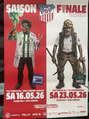 Ansetzungsplakat fsv zwickau - ansetzungsplakat,