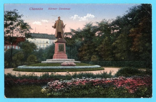 Chemnitz 1918 körnerdenkmal - chemnitz,