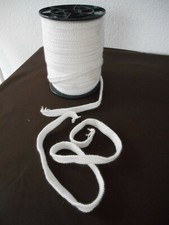 Dichtschnur Ofendichtung, Kamin, flach, weiß  15 x 3 mm  Meterpreis