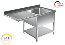 Spülzentrum !ALLE GRÖßEN! Edelstahlspültisch Gastrospüle Edelstahlspüle Spüle