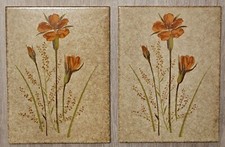 2 Antik Fliesen Blumenmuster