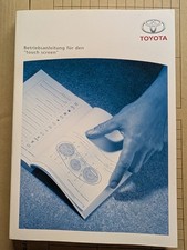 ORIGINALE TOYOTA Touch Screen Betriebsanleitung Bedienungsanleitung 2013