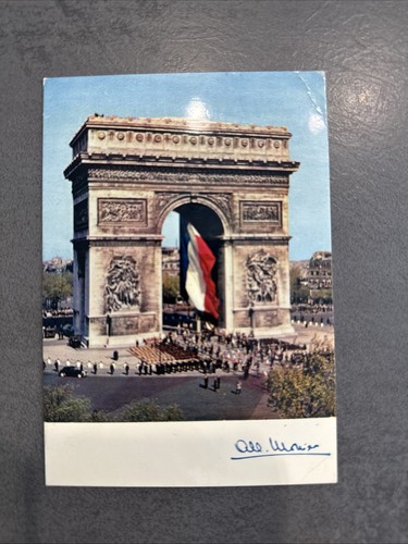 Postkarte paris arc - paris, de
