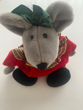 Steinbeck Maus mit rotem Kleid