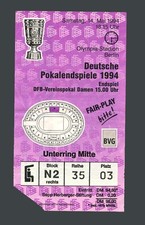 1994 --- FINALE DFB-Pokal  --- Werder Bremen - Rot-Weiß Essen --- Ticket