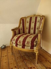 Barock Sessel Gold / Bergère