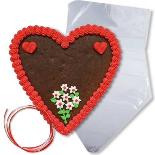 Lebkuchenherz rohling cm - lebkuchenherz,