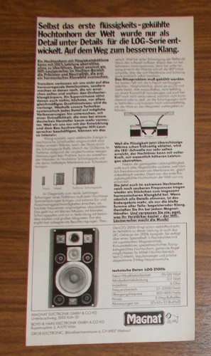 Seltene werbung vintage magnat - werbung,