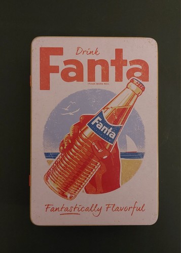 Fanta blechdose vorratsdose - blechdose,