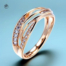 Ring Vergoldet Rosegold Gold