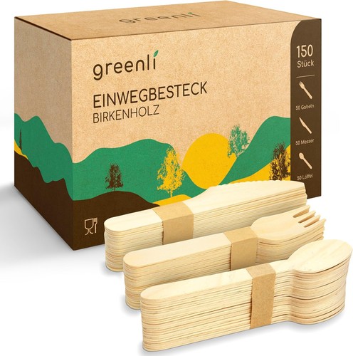 Einwegbesteck set 150 - einwegbesteck,