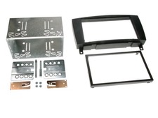 Einbaurahmen Set Doppel DIN Autoradio für Mercedes CLK A209 W209 2004-2010