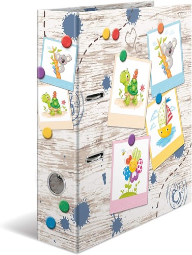 Ordner kinder holzoptik - ordner,