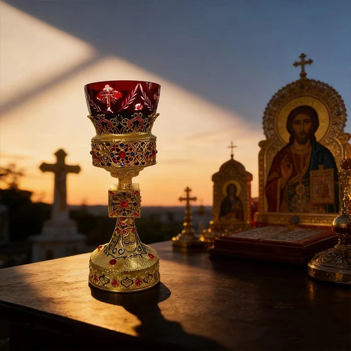 Vergoldeter orthodoxer
