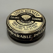 Antike schuhcreme dose - schuhcreme,