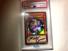 Yugioh Dark Magician Girl - 1st Edition - Signed Dan Green PSA/DNA ?