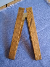 KLAPPLINEAL ZOLLSTOCK KLEIN  BUCHSBAUM & MESSING RABONE Englisch ANTIK