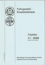 Ersatzteilliste HERCULES / DKW, Citybike C 1 - 508 M, Fahrgestell