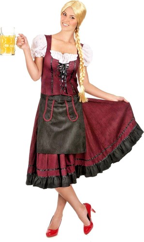 Bordeaux bayern dirndl - bordeaux,