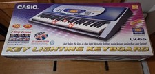 Casio LK-65 Keyboard mit Leuchttasten Ideal für Einsteiger Netzteil Stander OVP