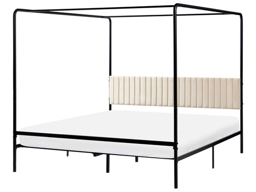 Metallbett himmelbett schwarz - metallbett,