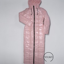 Mantel aus glanznylon damen - glanznylon,