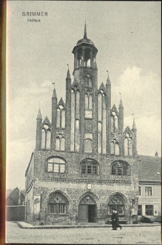 Grimmen rathaus ungelaufen - grimmen, ca