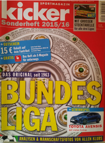 Kicker sonderheft bundesliga - kicker,