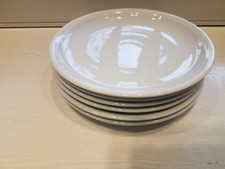 Thomas Trend Speiseteller 26 cm weiß Relief Rillendesign Teller flach 6 Stück 