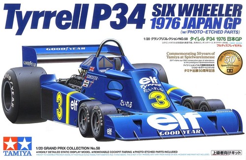 Tamiya tyrrell p34 - tyrrell, six