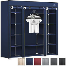 KESSER® Kleiderschrank Stoff Kleiderstange Falt Schrank Stoffschrank Garderobe