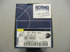 100 x Norma Rohrhalterungsschelle RSGU 1.20/15 W1