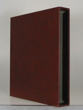 LINDNER, Schutzkassette 810 BY, dunkelbraun, marmoriert, gebraucht