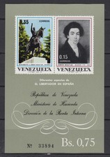 Vignette Venezuela Simon Bolivar Madrid 1799-1802 Ministerium Hacienda 