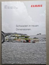 Claas LINER Zweikreiselschwader Schwader Prospekt Traktor Bulldog Schlepper 