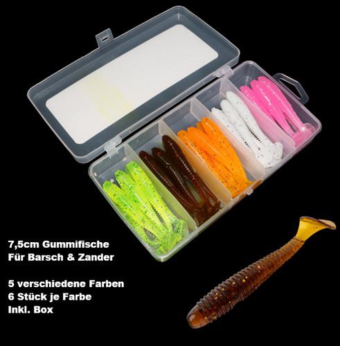 Gummifisch set 5cm für - set,