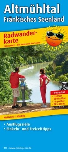 Radwanderkarte altmühltal - radwanderkarte,